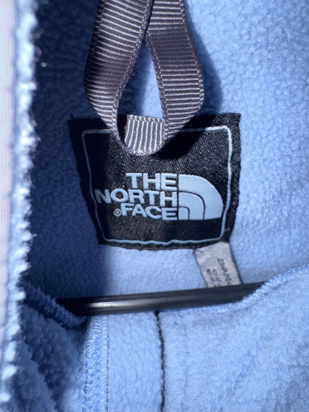 The North Face Denali Blue Full Zip Winter Fleece Jacket Womens Size XL - Picture 4 of 5